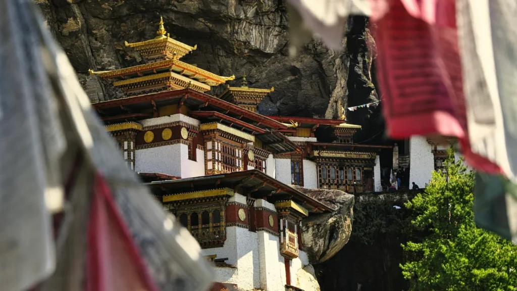 Храм в Азии в горах