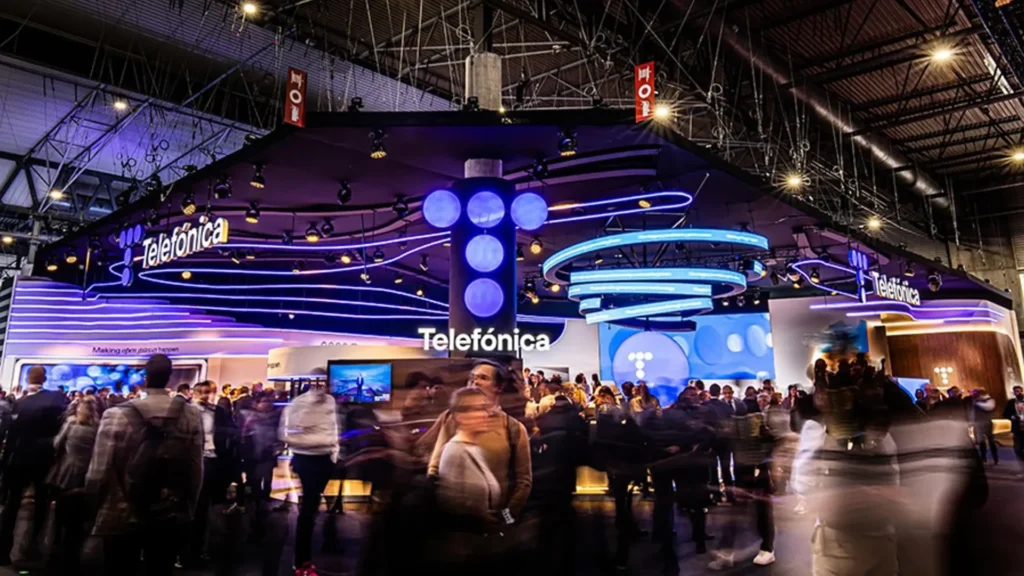 Выставка Mobile World Congress, стенд Telefonica