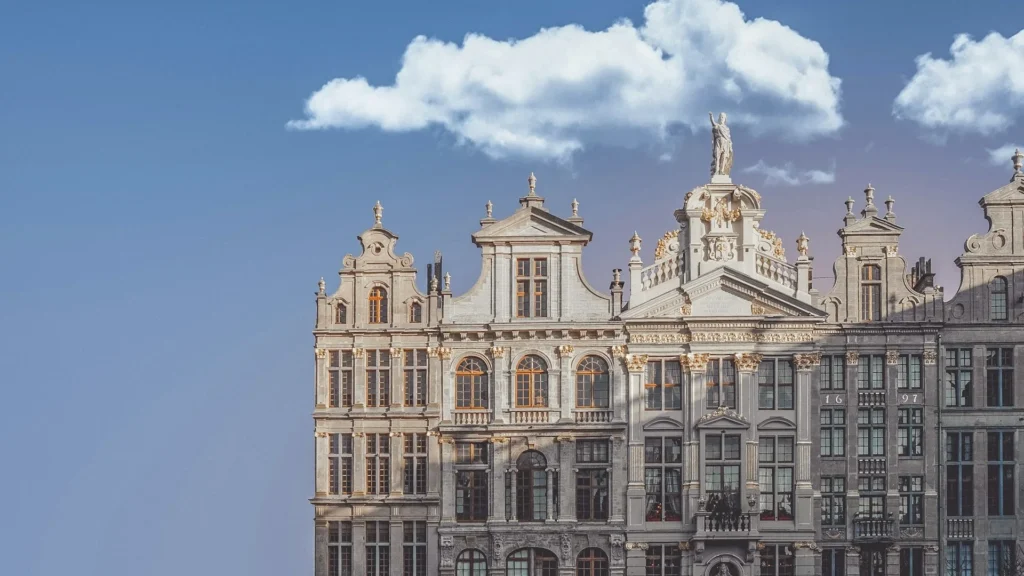 историческое здание в центре Брюсселя