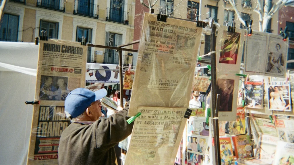 Газетный киоск в Испании