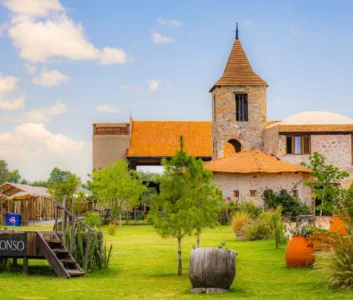 Гасиенда в Мексике на винодельне